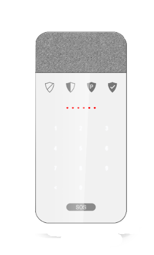 Alarm keypad