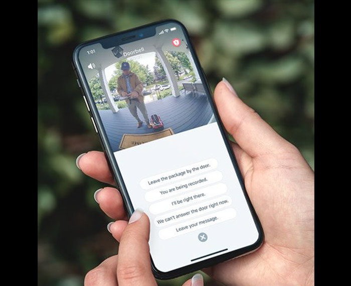 Video Doorbell with dual audio video call functionality